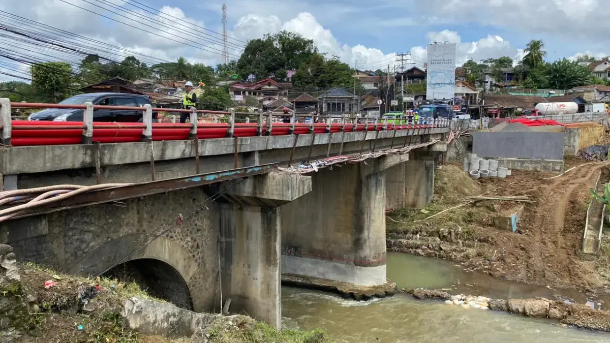 Proyek Jembatan Pamuruyan di Cibadak Sukabumi Dikorupsi 9,84 Miliar Istimewa