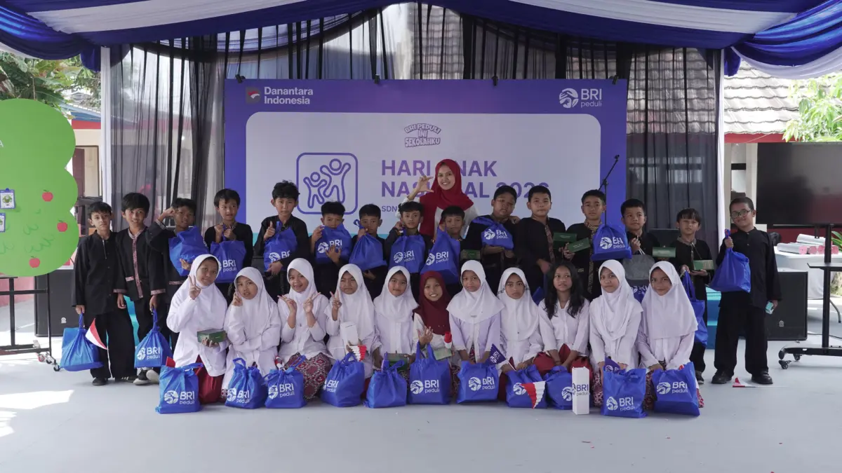 Hari Anak Nasional 2026: BRI Peduli Ini Sekolahku Salurkan Bantuan Pendidikan di SDN 104 Langensari TJSL BRI