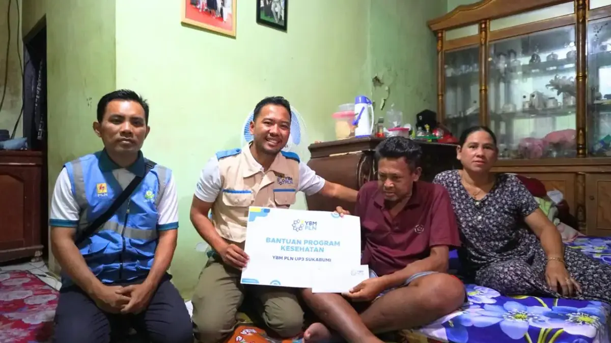 PLN UP3 Sukabumi dan YBM PLN Hadirkan Harapan Lewat Bantuan Program Kesehatan ist