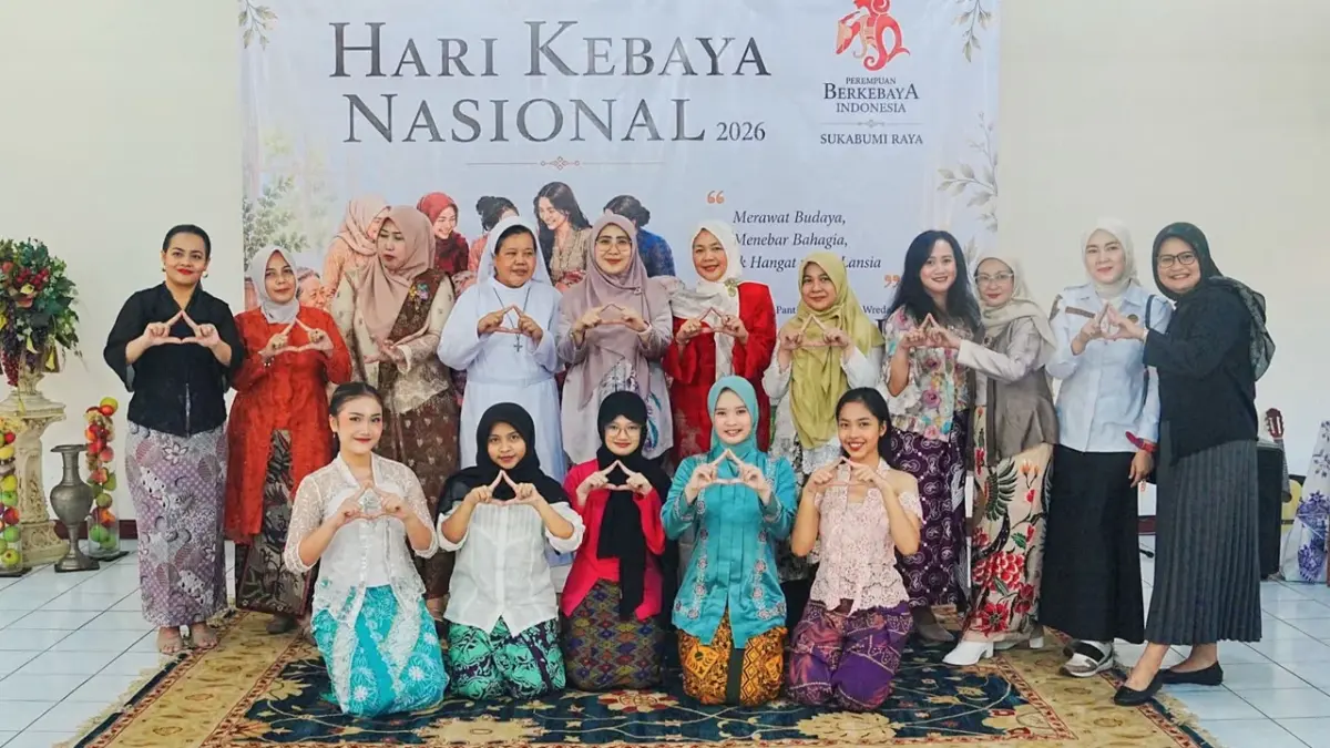 PBI Sukabumi Raya Tebar Kepedulian Lansia, Hari Kebaya Nasional 2026 Istimewa