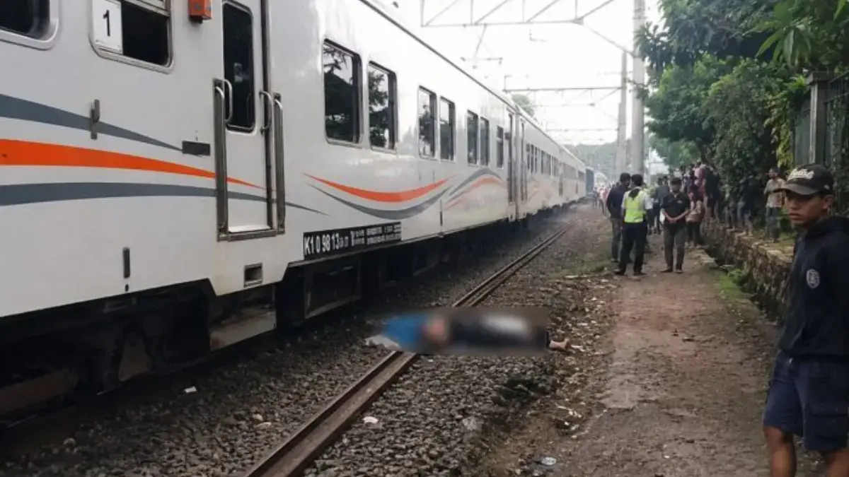 Pejalan Kaki Meninggal Dunia Terserepet KA Pangrango Sukabumi-Bogor Istimewa