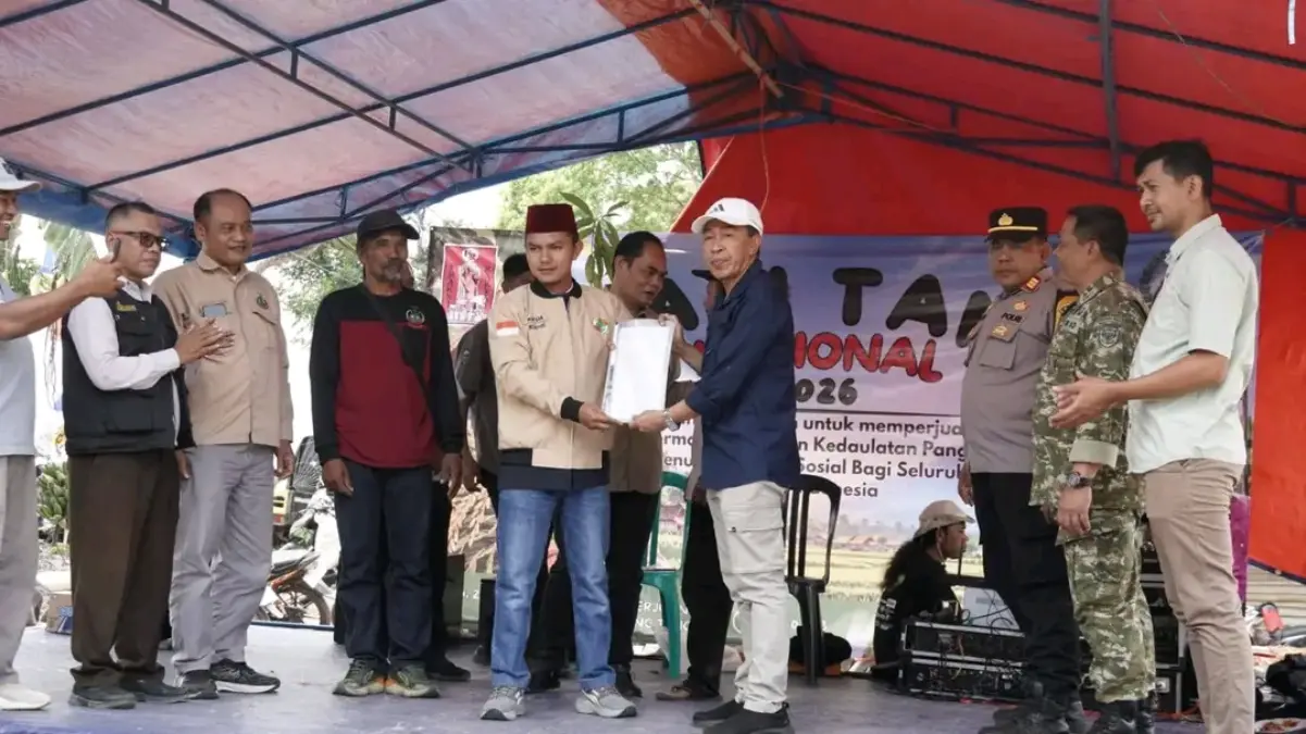 Pemkab Sukabumi Diapresiasi DPC SPI Saat Peringatan Hari Tani Nasional 2026 Istimewa