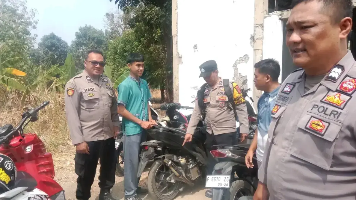 Polsek Simpenan Tertibkan Knalpot Brong di Lingkungan Sekolah Istimewa