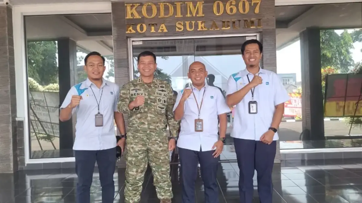 PLN UP3 Sukabumi Perkuat Sinergi dengan Kodim 0607 Kota Sukabumi, Dukung Keandalan Listrik dan Pelayanan Ist