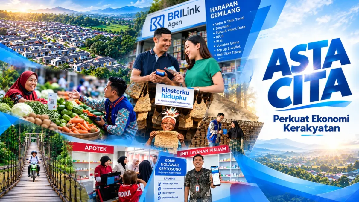 Merangkai Asa dalam Asta Cita, BRI Perkuat Ekonomi Kerakyatan melalui Pembiayaan dan Pemberdayaan Jutaan UMKM foto ilustrasi