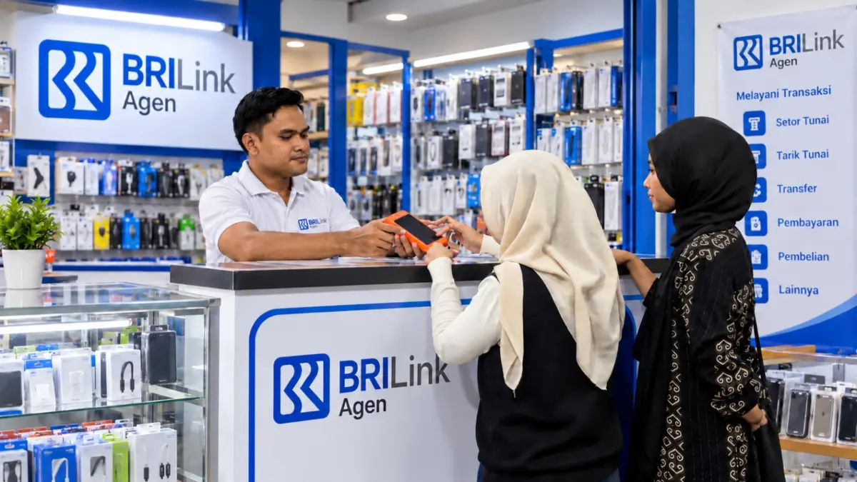 Bukan Sekadar Agen Biasa, Shifa Celluler Jadi Ujung Tombak Literasi dan Akses Masyarakat Binjai Utara Ibrahim, BRIlink Agen di Kelurahan Jati Karya, Kecamatan Binjai Utara, Binjai Utara