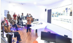 Kementerian Desa Pembangunan Daerah Tertinggal dan Transmigrasi Puji Command Centre Milik Pemkab Sumedang