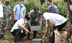 Pembangunan Masjid Al Falah diawali Peletakan Batu Pertama oleh Wakil Bupati Sumedang