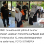 HUT ke 10, Forkowas Berbagi Kebahagiaan dengan Anak Yatim