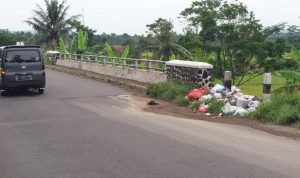 Sampah Pinggir Jalan Membuat Kumuh