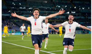 The Three Lions pesta gol ke gawang Ukraina