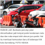 Pengguna Kendaraan Menumpuk di  Jalan Alternatif. Penutupan Jalan Malah Timbulkan Kerumunan Baru