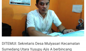 Mulyasari Input Data SDGs Capai 98 Persen