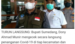 Dony Pantau Lonjakan Covid 19 Cimanggung