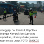 Kapolsek Sebut Akan Tingkatkan Pengawasan Internal. Jatinangor Perketat Pos Penyekatan