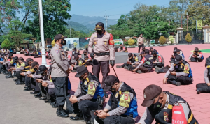 Ratusan Babinkamtibmas di sumedang Dilatih Melacak Penderita Covid 19