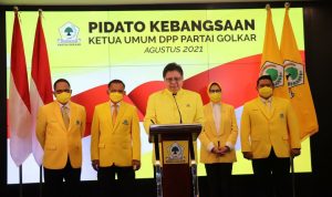 Partai Golkar Gaungkan Optimisme Menuju Indonesia Maju, Airlangga: Hadapi Pandemi Harus Ada Restarting dan Rebooting