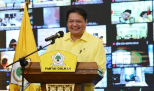 Airlangga: Partai Golkar Komitmen Sukseskan Kerja Pemerintah Tangani Covid-19