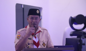 Pramuka Berbakti Tanpa Henti Dalam Memasuki Adaptasi Kebiasaan Baru dengan Kedisiplinan dan Kepedulian Nasional