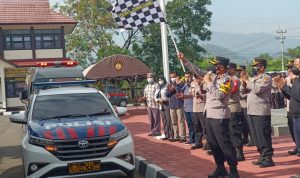 Percepat Proses Vaksinasi, Polres Sumedang Luncurkan Mobile Vaksin