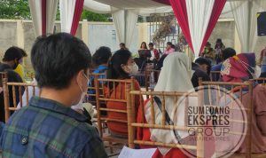 Vaksinasi Ala Wedding, Peserta Tidak Jenuh Menunggu Giliran