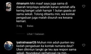 Akun Medsos Perumda Tirta Medal Banjir Keluhan Netizen