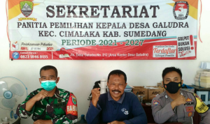 Tiga Kandidat Berebut Kursi Kepala Desa Galudra