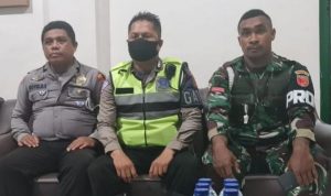 Oknum TNI vs polisi di Ambon yang berkelahi di samping pos sudah berdamai. (Istimewa)