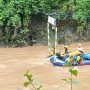 Suasana mini Kejuaraan Provinsi atau Babak Kualifikasi Porprov Jabar Arung Jeram di Sungai Cimanuk, Kecamatan Banyusari, Kabupaten Garut. (Foto : Istimewa)