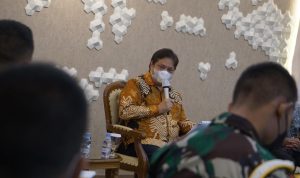 Airlangga: TNI-Polri memiliki peran luar biasa dalam penanggulangan Covid-19