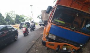 Lagi-lagi Truk Batu Bara Alami Rem Blong