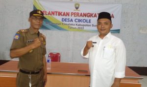 Cikole Gelar Pelantikan Empat Perangkat Desa