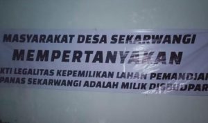 Warga Minta Pembuktian Legalitas Lahan Air Panas Sekarwangi