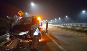 Laka Lantas Perdana di Tol Cisumdawu