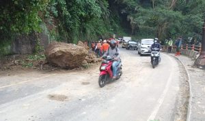 Waspada, Jalur Cadaspangeran Masih Rawan Longsor