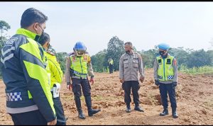 Polres Sumedang Selidiki Longsor Ciherang