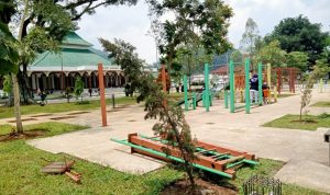 Fasilitas Alun-alun Sumedang Tidak Terawat, Sebagian Mengalami kerusakan