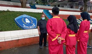 Pelepasan Kontingen team Pencak Silat Tapak Suci SMAN Conggeang