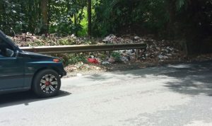 Sampah Menumpuk Berserakan, Resahkan Pengguna Jalan