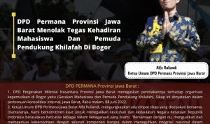 DPD Permana Provinsi Jawa Barat : Menolak Tegas Kehadiran Gerakan Mahasiswa Dan Pemuda Pendukung Khilafah Di Bogor