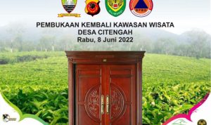 Poster Pembukaan Kawasan Wisata Citengah Hoaks, Pantauan di Lapangan, Tidak Ada Aktifitas