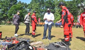 Mapala Fisip Unsap Gelar Sekolah Vertical Rescue di Kodim 0610, Peserta Capai dari Maluku