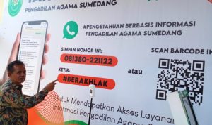 Pengadilan Agama Sumedang Luncurkan Aplikasi WA Tahu Isi PAS