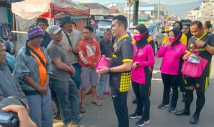 HUT RI ke 77 Polres Sumedang Gelar Olahraga Bersama dan Baksos