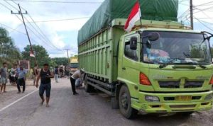 Pengendara Motor Tewas, Diduga Terjebak Lubang Di Jalintim Palembang-Jambi