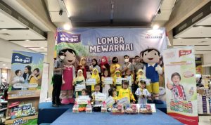 Lomba Mewarnai Di Plaza Asia Sumedang Mengajak Anak Untuk Berkreatifitas Dengan Baik Dan Di Dukung Oleh Morinaga Chill*Go!