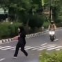 Viral Polisi Tidur Dicat Mirip Zebra Cross di Jakut, Bikin Banyak Pemotor Jatuh