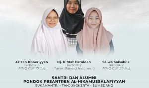 Tiga Santri Hikamussalafiyyah Juara di MTQ ke XXIX Nasional