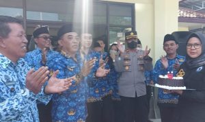 HUT Korpri ke-51, Kapolsek Berikan Surprise 