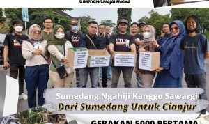 Gerakan RP.5,000 Pertama di gelar IJTI SUMA Untuk Cianjur